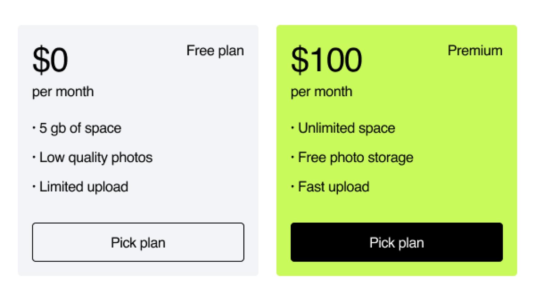 Features block