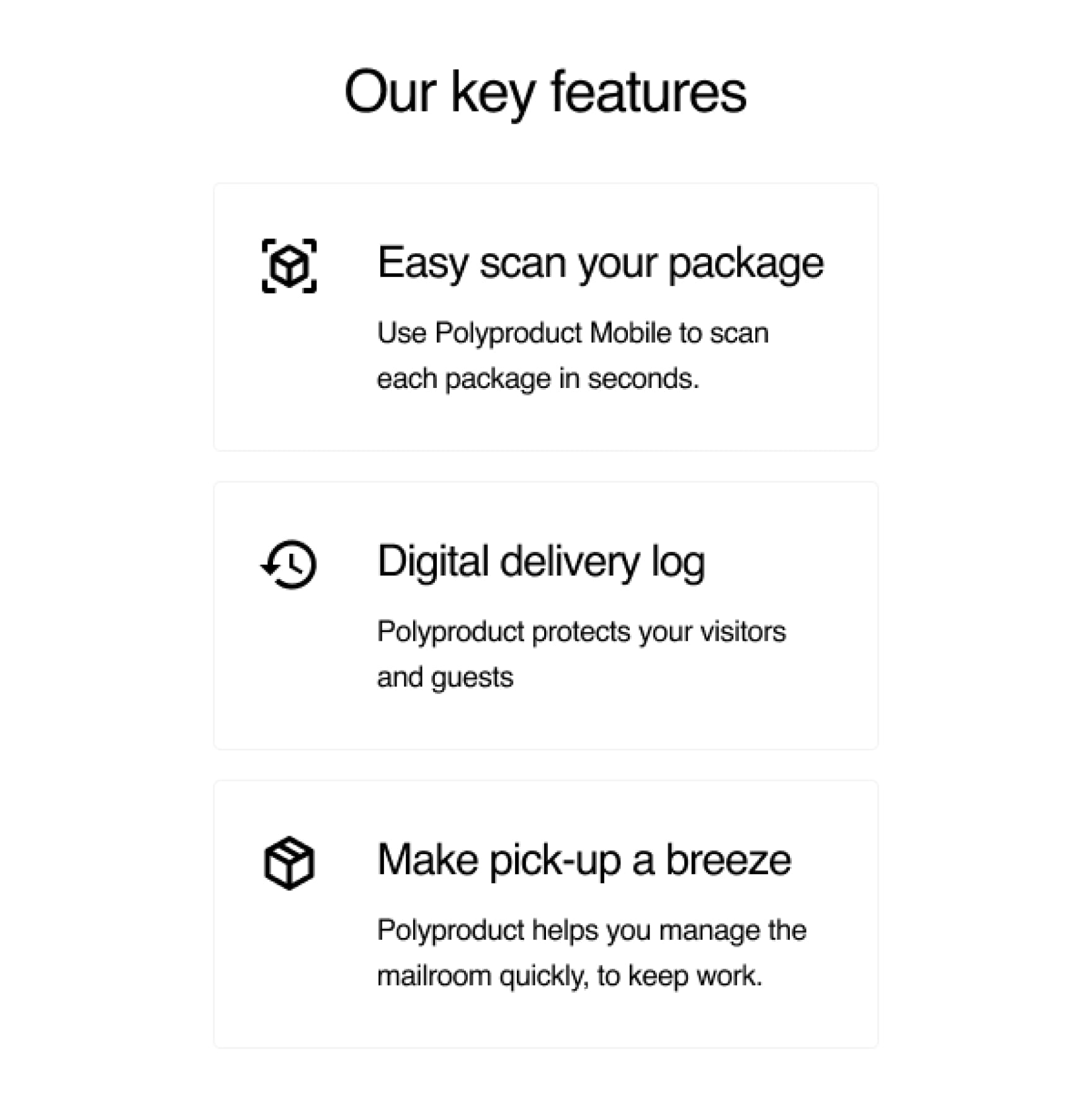 Features block