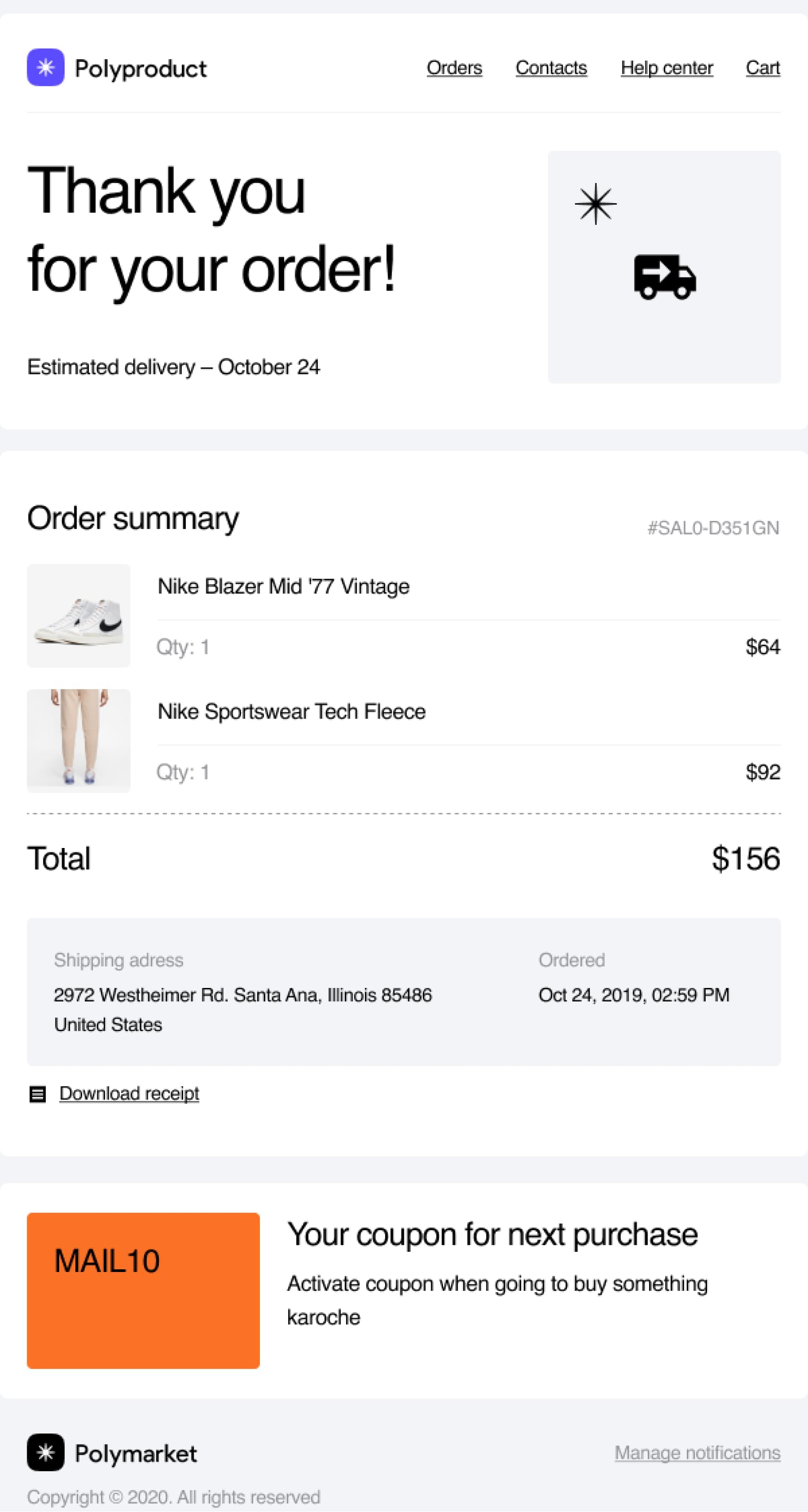 Order Summary