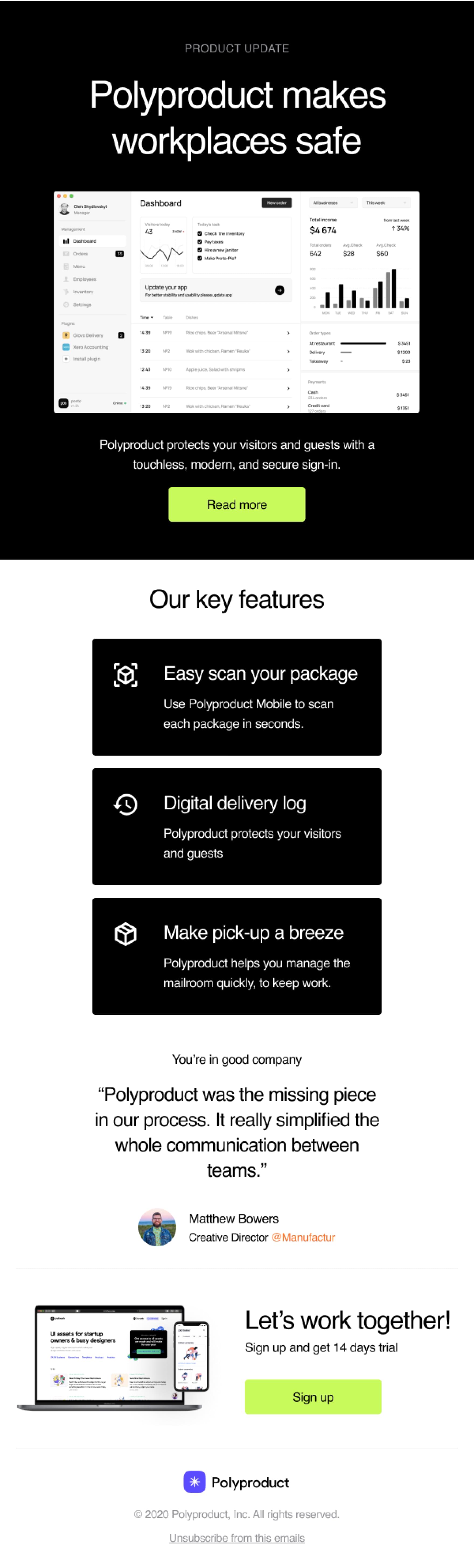 Product announcement